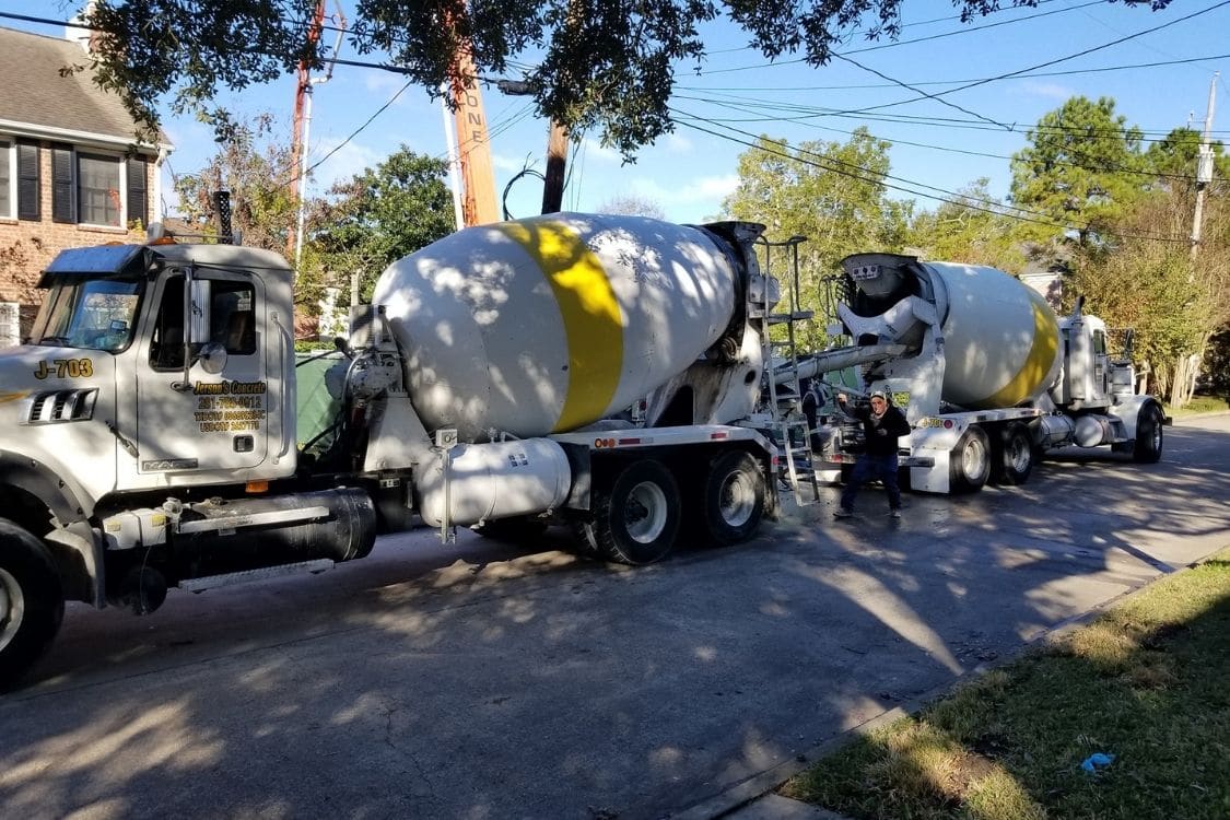 ready mix concrete delivery trucks